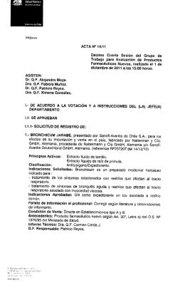 GT14 011211 - Instituto de Salud Pública de Chile