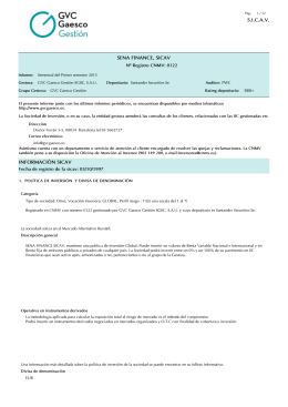 Semestre 01/2015 - GVC Gaesco Gestión