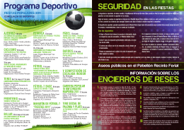 Programa Deportivo - web oficial