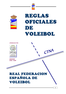 REGLAS OFICIALES DE VOLEIBOL