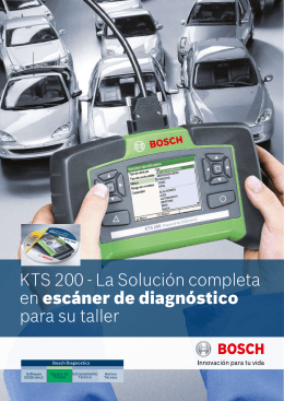 KTS 200 - La Solución completa en escáner de diagnóstico para su