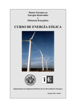 CURSO DE ENERGÍA EÓLICA
