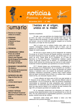 Noticias 462 (dic13) - Asociación de Antiguos Alumnos de Montesión