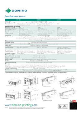 D-Serie Laser Technical Specification esp