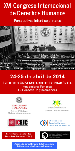 XVI Congreso Internacional de Derechos Humanos