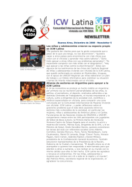 Las niñas y adolescentes crearon su espacio propio en ICW Latina