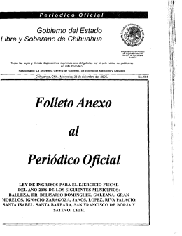 Folleto Anexo al - H. Congreso del Estado de Chihuahua