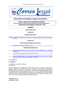 Registro Oficial No. 335