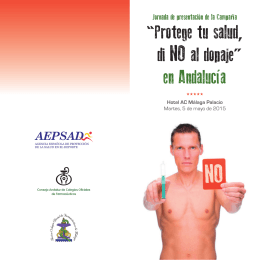 presentacion campaña No al dopaje.indd