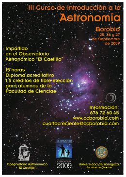cartel y folleto III CURSO ASTRONOMIA.cdr