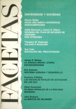 Facetas Núm. 1. Vol. 13, 1980 - Biblioteca Virtual Miguel de Cervantes