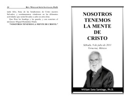 nosotros tenemos la mente de cristo