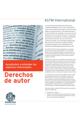 Derechos de autor - ASTM International