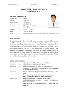 brya an edm mundo r rado ja anzic - Red Peruana de Investigación