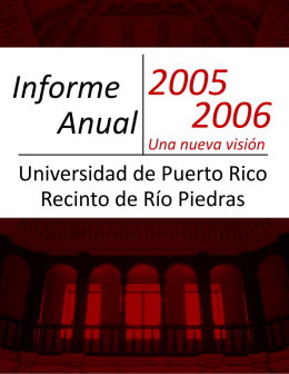 2005-2006 - Oficina de Planificación Académica