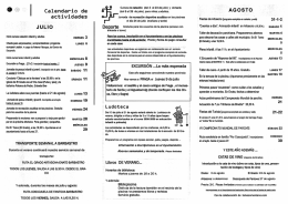 Actividades verano cultural