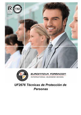 UF2676 Técnicas de Protección de Personas