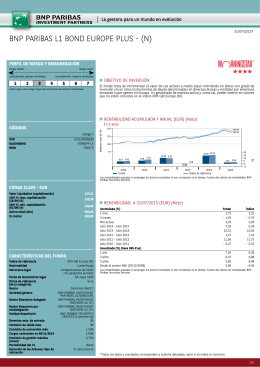 España - BNP PARIBAS L1 BOND EUROPE PLUS