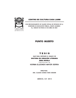 PUNTO MUERTO
