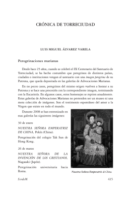 Crónica de Torreciudad, "Scripta de Maria" 6 (2009)