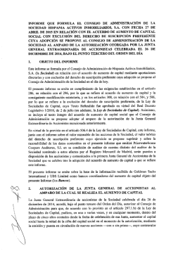 ABRIL DE 2015 EN RELACIÓN CON EL ACUERDO DE AUMENTO