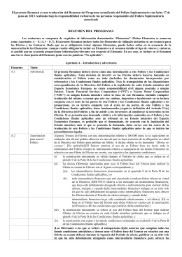 RESUMEN DEL PROGRAMA