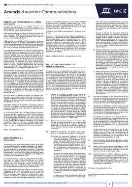 Anuncis Anuncios Communications