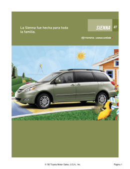 SIENNA 07 - Autos Usados Certificados Toyota