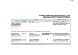 Estrategia 1: Vincular la salud con el desarrollo económico y social