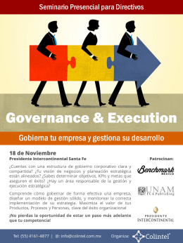 Governance & Execution
