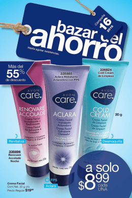 Avon Folleto Bazar de Ahorro Campa&ntilde;a 16/2015 PDF