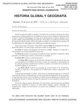 historia global y geografía