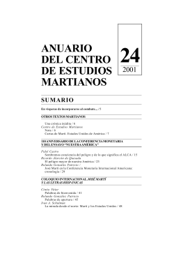 Anuario CEM No. 24/2001