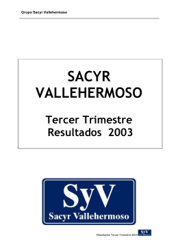 SACYR VALLEHERMOSO