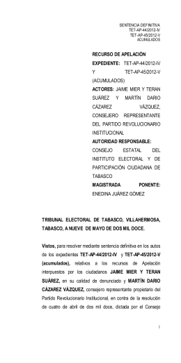 TET-AP-44-45-2012-V-Acumulados - Tribunal Electoral de Tabasco