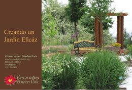 Creando un Jardín Eficáz - Conservation Garden Park