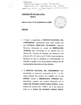 Inmobiliaria Trinidad Rol JPL N° 29.964