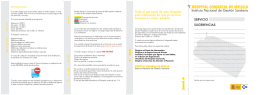 Información de interés para el usuario del Hospital de Melilla
