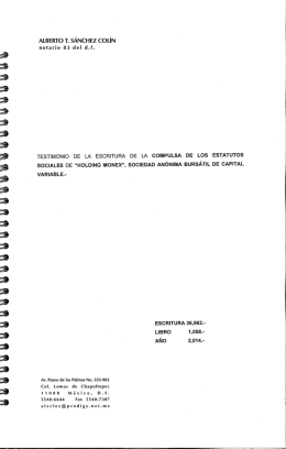 ALBERTO T. SÁNCHEZ COLÍN