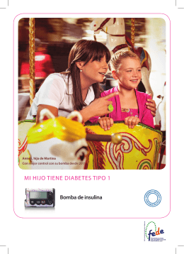 mi hijo tiene diabetes tipo 1 - Federación de Diabéticos Españoles