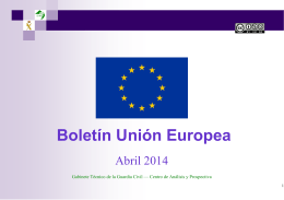 Boletín Unión Europea - Instituto Español de Estudios Estratégicos