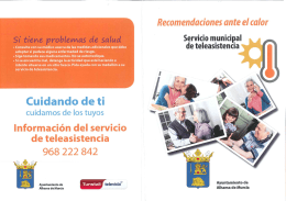 Si tiene problemas de salud