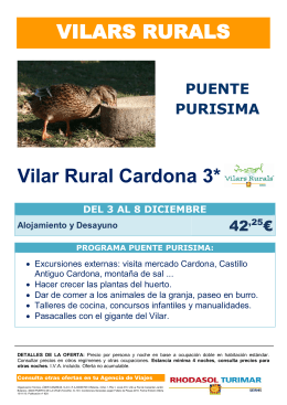 VILARS RURALS Vilar Rural Cardona 3*