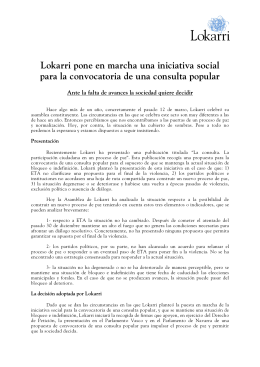 Propuesta de Lokarri