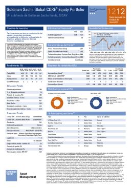 Goldman Sachs Global CORE® Equity Portfolio