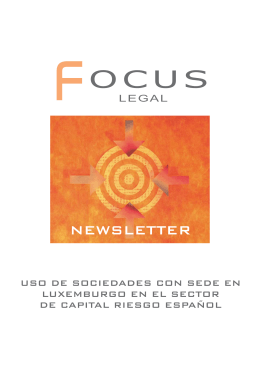 NEWSLETTER - Focus Legal