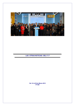 Boletín nº 617. Del 03 al 09 de Marzo 2012
