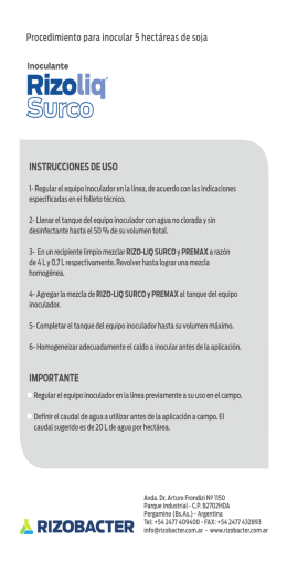 INSTRUCTIVO RIZO-Liq Surco