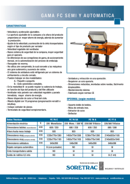 Folleto sobre la retractiladora automática Minipack