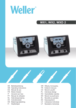 WX1, WX2, WXD 2 - Electrocomponents
